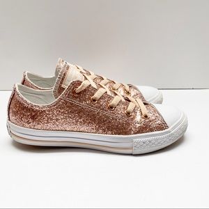 CONVERSE Youth 3 All Star Low Rise Pink Glitter